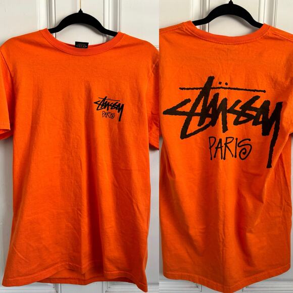 STUSSY Paris exclusive tee shirt size small - collectors item